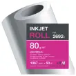 4  Rollen ongecoat papier CLAIREFONTAINE 1,067 x 50 m - 80g 