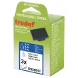 3 Trodat 6/58 blauwe inktpotten