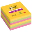 006 Schrijfblokken Neon gelijnd - 10,1 x 10,1 cm - POST-IT