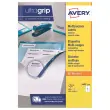 100 Multifunctionele etikettenbladen AVERY 105x148 mm, oftewel 400 etiketten/doos
