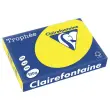 Vellen papier Trophée A4 120g - zonnegeel - CLAIREFONTAINE