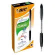 12 Atlantis Soft balpen met 1 mini fashion corrector - zwart - BIC