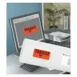 25 Fluorescente etikettenbladen 99,1x38,1 rood