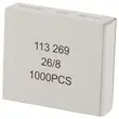 Doos van 1000 Nietjes SP19 1/4