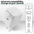 GAN-lader 3 USB 65W + kabel