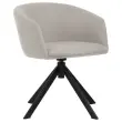 2 Fauteuils Arco Arrondi Beige - Poot Pyramidevormig - GENERIEK 
