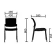 2 stoelen Synergy molgrijs gemonteerd