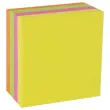Blok kubus 400 vellen 75x75 mm felle assorti kleuren