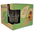 4 Glazen stapelbaar en gerecycled Hill 44cl 