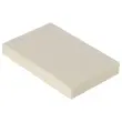 Zelfklevende notitieblok 125 x 75 mm 100 gele vellen