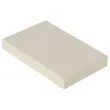 Zelfklevende notitieblok 50 x 75 mm 100 gele blaadjes 