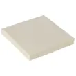 Zelfklevende notitieblok 75 x 75 mm 100 gele blaadjes 
