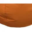 Ronde oranje poef 