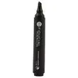 Permanent marker met beitelpunt - Zwart - FIDUCIAL