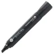 Permanent marker met beitelpunt - Zwart - FIDUCIAL