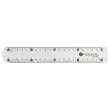 Dubbele plastic meetlat FIDUCIAL - 20 cm 