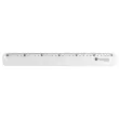 Enkelvoudige meetlat in plastic FIDUCIAL- 30 cm