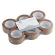 6 Rollen zelfklevende verpakkingstape FIDUCIAL in PP- 100 m x 48 mm