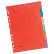Set tabbladen FIDUCIAL glanskarton 3/10e voor formaat A4 - 6 Tabs
