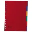 Set tabbladen FIDUCIAL glanskarton 3/10e voor formaat A4 - 6 Tabs