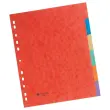 Set tussenbladen glanzend karton 3/10e - A4+ formaat - 6 tabbladen - FIDUCIAL 