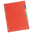 Set tussenbladen karton 3/10e formaat A4 - 7 tabbladen - Fiducial