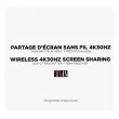 Draadloze 4K HDMI-schermdeling 