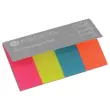Indextab-bladwijzers FIDUCIAL folie 2x4,5 cm - 4 felle kleuren