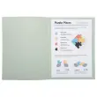 100 Pastelkleurige mappen FIDUCIAL 24x32 cm - 220 g
