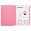 100 Pastelkleurige mappen FIDUCIAL 24x32 cm - 220 g