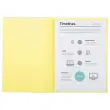 250  Inlegmappen  - 22x31 cm- 60g - pastelgeel -FIDUCIAL 