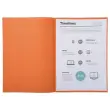 250 Inlegmappen in pastel oranje - 22 x 31 cm - FIDUCIAL OFFICE SOLUTIONS