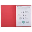 250 Pak van 250 inlegmappen - L 22x31cm- Pastel - 60 g rood - FIDUCIAL