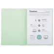 250 Inlegmappen - 22x31 cm- 60g - pastelgroen -FIDUCIAL
