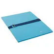 Map met riem en metalen gesp - Blauw - FIDUCIAL