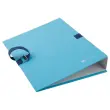Map met riem en metalen gesp - Blauw - FIDUCIAL