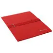 Map met riem en metalen gesp - Rood - FIDUCIAL 