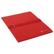 Map met riem en metalen gesp - Rood - FIDUCIAL 