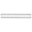 Dubbele plastic bureauregel - 20 cm