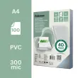 100 Cristal hoezen PVC 280/100e A4 - transparant