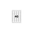 Vellen etiketten rechte hoeken FIDUCIAL 52.5 X 29.7 - 4000 etik / doos