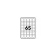 100 Etiketten met ronde hoeken FIDUCIAL 38,1x21,2 - 6 500 etik / doos
