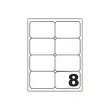 100 Etiketten met ronde hoeken FIDUCIAL 99,1 x 67, - 800 etik / doos