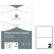 100 Etiketten met ronde hoeken FIDUCIAL 199,6x143,5 mm 200 etik / doos