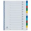 Set genummerde tabbladhoezen in polypropyleen - 12 tabbladen - FIDUCIAL 