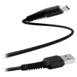 Versterkte USB-C-kabel - 2m - Zwart - T'NB
