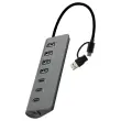 Hub 7-in-1 - USB-A en USB-C 3.0 - T'NB