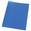 Doorschijnende gekleurde ordner 4 ringen, rug 2 cm - Blauw - FIDUCIAL