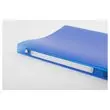 Doorschijnende gekleurde ordner 4 ringen, rug 2 cm - Blauw - FIDUCIAL