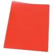 Doorschijnende gekleurde ordner 4 ringen, rug 2 cm - Rood - FIDUCIAL 
